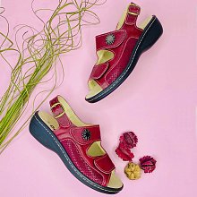 Ортопедические женские босоножки Orthoboom 
20323-01 бордо фото 2