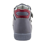 Детские кеды Orthoboom 87054-02 серый с черным, с красным фото 4