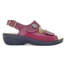 Ортопедические женские босоножки Orthoboom 
20323-01 бордо фото 3