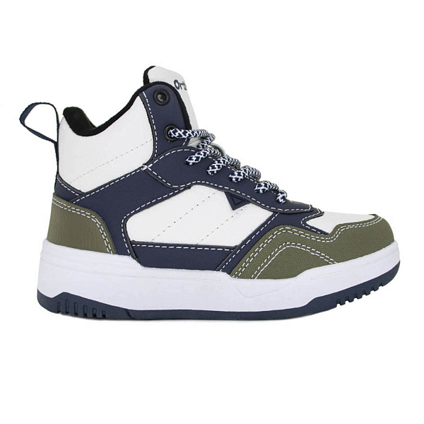 Кроссовки Orthoboom 32245-32 черно-белый с хаки