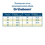 Детские полуботинки Orthoboom 97057-05 черный бархат фото 8