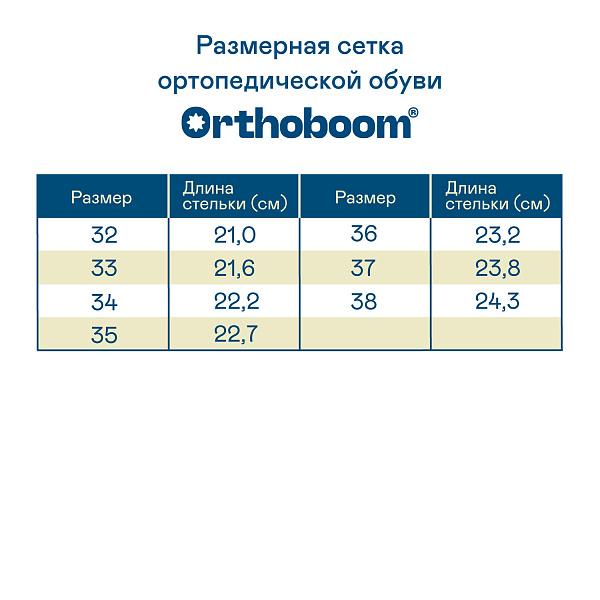 Детские полуботинки Orthoboom 97057-05 черный бархат