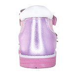 Детские сандалии ORTHOBOOM 27057-01 розовый металлик фото 3