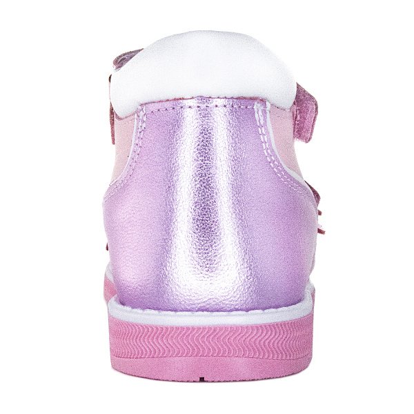 Детские сандалии ORTHOBOOM 27057-01 розовый металлик