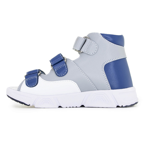 Детские сандалии Orthoboom 27057-10 платиново-сапфировый