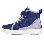 Детские кеды ORTHOBOOM 37223-05 глубокий синий с красным фото 3