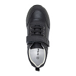 Детские полуботинки Orthoboom 97057-05 черный с перфорацией фото 6